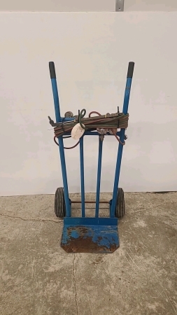 Set of Torches on 2 Wheel Cart