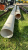 2 Lengths of 9in Plastic Pipe -11ft & 19ft Long - 3