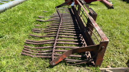 8ft Stone Fork with Skid Steer Plate