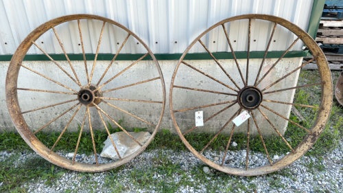 Pair of 46in Steel Wheels