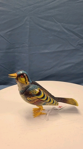 Wind-Up Tin Bird -No Key Made in Germany