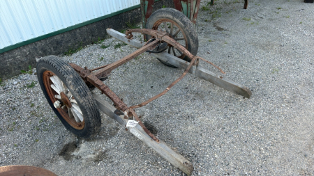 Chev Wood Spoked Wheel Front Axle