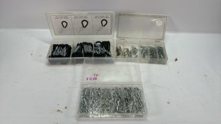 3 Boxes of Assorted Cotter Pins