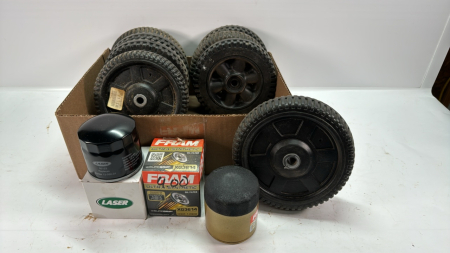 Selection of Lawn Mower Wheels & Oil Filters