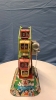 Tin and Plastic Wind-Up Ferris Wheel by Yone - 4