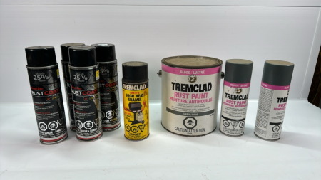 Quantity of Rust Coat & Tremclad -See Notes