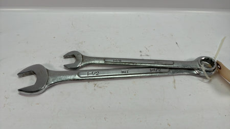 1 1/16in & 1.5in Combination Wrenches