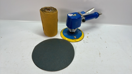 Power Fist Pneumatic Sander with Sand Paper