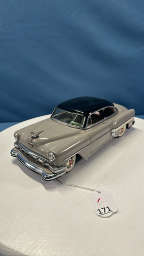 1954 Chev Tin Friction Car by Mar