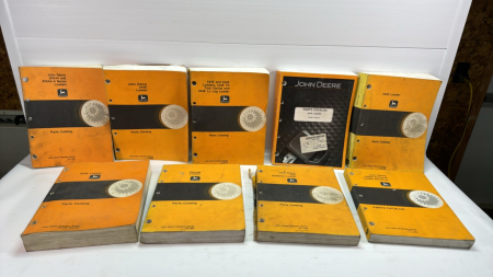 9 John Deere Industrial Equipment Parts Catalogues