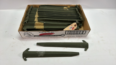 Large Quantity of 12in Metal Tent Pegs