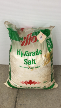 44lb of White Sift Salt -Hy Grade