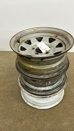 3 Trailer Rims -5 Bolt -2 -15in & 1 -16in