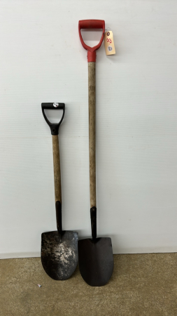 2 Round Mouthed Shovels -See Notes