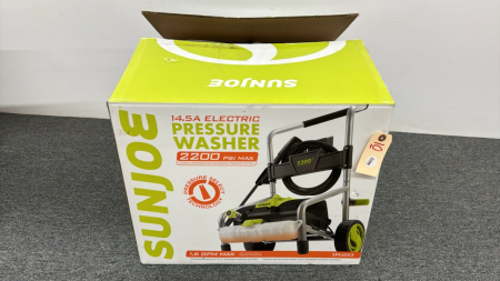 New Sunjoe 14.5A Electric Pressure Washer 2200psi