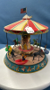 Wind-Up Tin Merry-Go-Round by Unique Art - 2