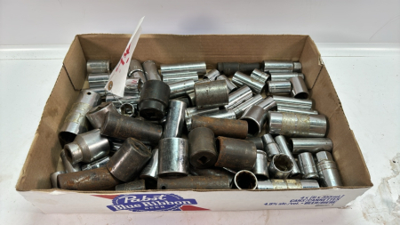 Assorted 1/2in & 3/8in Drive Sockets Lot