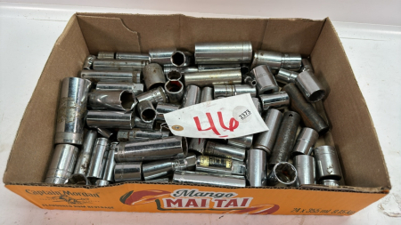 Assorted 1/2in & 3/8in Drive Sockets Lot