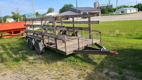 16ft x 6.5ft Tandem Trailer with Racks