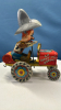 Tin Rodeo Joe Wind-Up Toy by Unique Art - 4