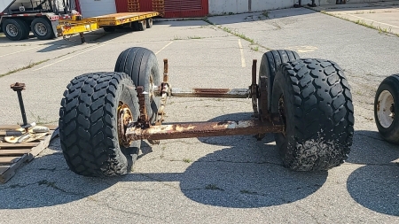 Pair of Axles and Tires