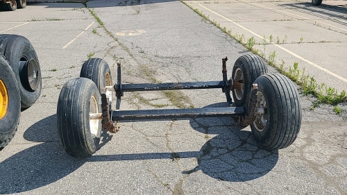 Pair of Axles and Tires