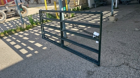 2 Unused 9.5ft Lightweight Steel Gates