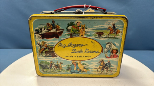 Roy Rogers & Dale Evans Tin Lunch Box with Thermos