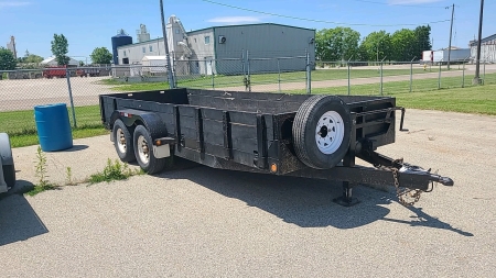 2007 6.5ft x 18ft Tandem Flat Deck Trailer