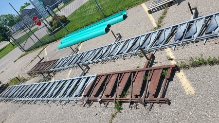 Double 24ft Locking Headgate, Feed Troughs, Doors