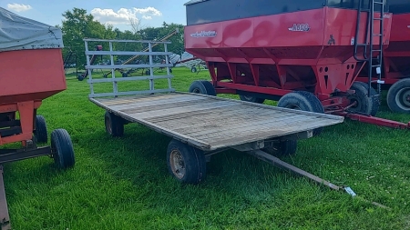 8ft x 18ft Flat Rack Wagon on Martin Gear