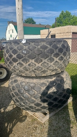 Pair of 28L26 Tires and Rims