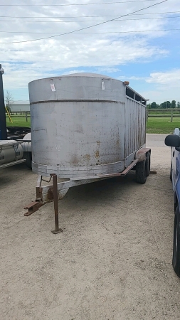 15ft Steel Tandem Livestock Trailer