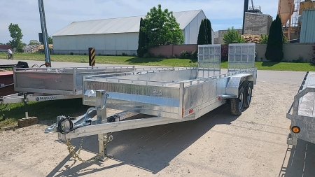 Unused 7ft x 18ft Tandem Landscape Trailer