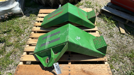 Pair of John Deere Steel Front Fenders