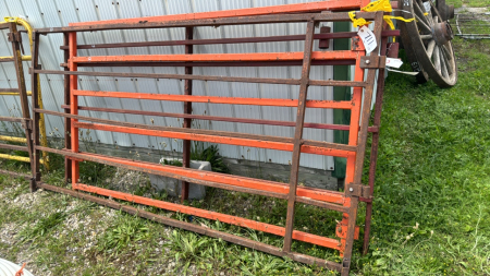 3 Steel Gates -From 6.5ft to 8ft Long x 4ft High