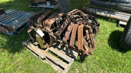 Pair of Steel Over The Tire Skid Steer Tracks