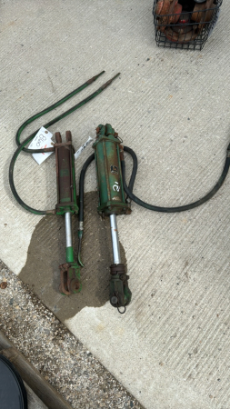 2 Older John Deere Hydraulic Cylinders