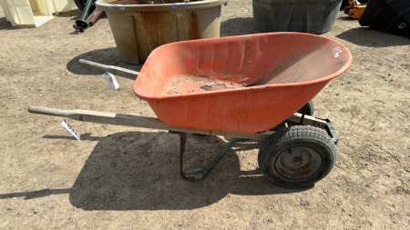 Metal 2-Wheeled Wheel Barrow