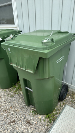 98 Gallon Green Wheelie Bin