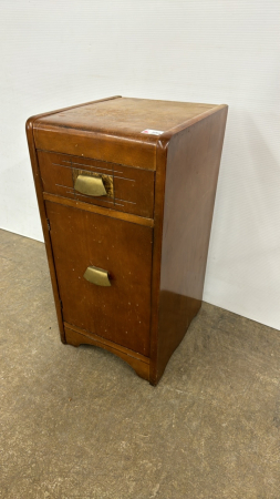 Waterfall Night Stand -Could Use Refinishing