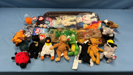 20 Miniature Ty Beanie Babies