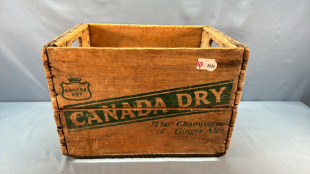 Canada Dry Wooden Pop Case