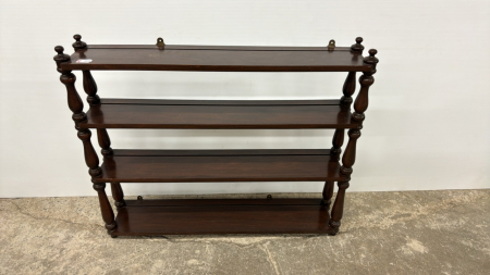 Wall Hung 4-Shelf Plate Rack