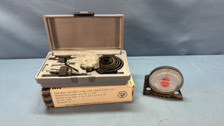 Angle Finder and Hole Saw Set