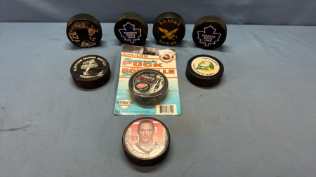 8 Hockey Pucks