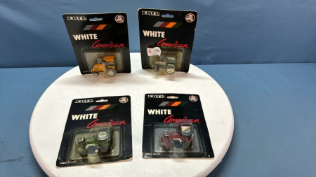 White American 4 Piece Tractor Set