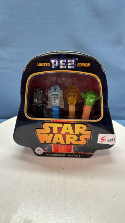 Star Wars Pez Dispenser Set in Tin Box