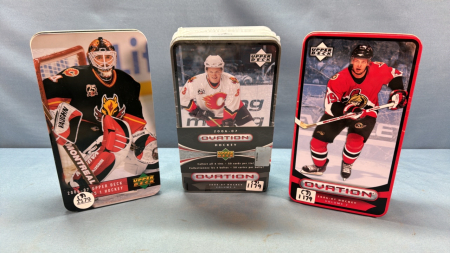 3 Upper Deck 2006-07 Hockey Tins -See Notes