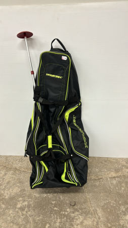 Tour Trek Golf Club Bag and Stiff Arm Golf Trainer